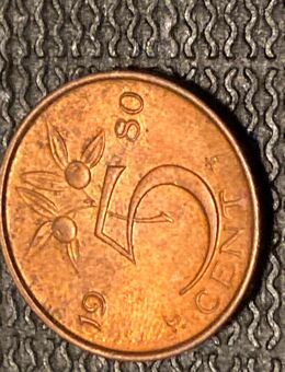 Münze Münzen Umlaufmünze Niederlande 5 Cent 1980 - Alzey
