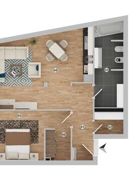 Neubau eines modernen Mehrfamilienhauses im Ostviertel von Göttingen - Göttingen
