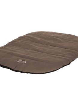 Kerbl Pet Traveller Reisekissen mit Hülle, taupe - L 85 x B 65 x H 3 cm