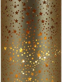 AM Design LED Dekolicht LED Windlicht Stern, LED fest integriert, Warmweiß, Weihnachtsdeko, 1 Stück, Höhe 16 cm, Batteriebetrieb