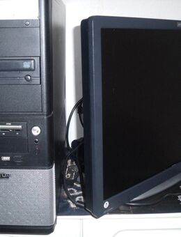 PC A 8 4GB 500GB HDD, mit monitor + Silber Kette vergolden . - Aachen Zentrum