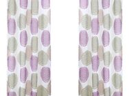 my home Gardine BELEM, Ösen (1 St), transparent, Polyester, 1 Schal, Polyester, Kreise