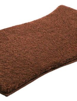 my home Badematte Merida, Badvorleger, Badezimmer Teppich, Höhe 32 mm, rutschhemmend beschichtet, fußbodenheizungsgeeignet, schnell trocknend, strapazierfähig, Kunstfaser, wellenförmig, Badteppich, Uni Farben, rechteckig, rund & als 2-tlg. Set erhältlich