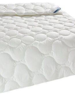 Beco Kunstfaserbettdecke EcoWell Bettdecken für Sommer und Winter, Decke, Füllung: Polyester, Bezug: Bio-Baumwolle oder Microfaser-Feinbatist uni, samtweich, Bettdecke 135x200 cm, 155x220 cm und weitere Größen, blauer Engel