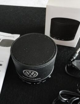 Volkswagen tragbarer Mini Bluetooth-Lautsprecher OVP / Bedienungsanleitung/schwarz - Köln