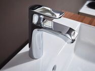 hansgrohe Waschtischarmatur Metris 11cm, mit Zugstangen-Ablaufgarnitur, chrom