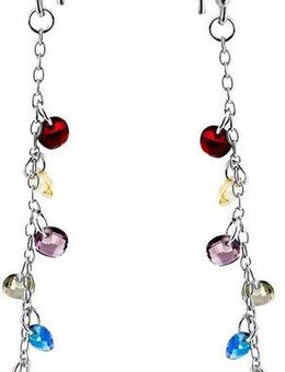Firetti Paar Ohrhaken Schmuck Geschenk Silber 925 Ohrschmuck Ohrringe, mit Zirkonia (synth)