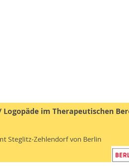 Logopädin / Logopäde im Therapeutischen Bereich (m/w/d) - Berlin