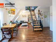 4,5-Zimmer-Dachgeschoss-Maisonettewohnung mit Balkon im alten Stadtteil von Bissingen. - Bietigheim-Bissingen