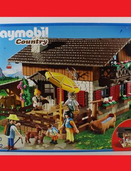 Neu PLAYMOBIL 5422 Almütte Alm Bauernhof Bauernhaus Haus Gebäude Familie mit Tieren passt zu Set 6130 - Gaggenau