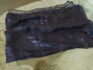 Neu Pascinot Paris Schal 100% Seide Silk Soie Hals Schulter Tuch blau gold - Haan