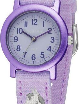 Jacques Farel Quarzuhr ORG 8820, Pferdeuhr, Armbanduhr, Kinderuhr, Mädchenuhr, Pferde, ideal auch als Geschenk
