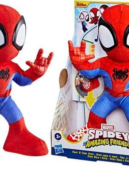Hasbro Plüschfigur Marvel Spidey und seine Super-Freunde Tanz- & Krabbelspaß Spidey, mit Funktion