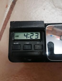 Rückspiegel panorama goß mit Uhr - Hamburg Wandsbek