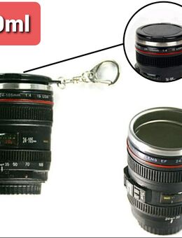 Kreative Kaffeetasse 60ml Tasse Becher Kamera Objektiv Dekoration Geschenkidee Camping mit Schlüsselanhänger 9,90 €* - Villingen-Schwenningen