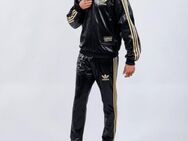 Adidas Firebird Anzug Chile 62 Schwarz Gold Jacke Hose Tracksuit - Hamburg