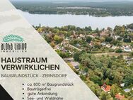 Zernsdorf ruft: Baugrundstück für Ihr Traumhaus in idyllischer Umgebung - Königs Wusterhausen