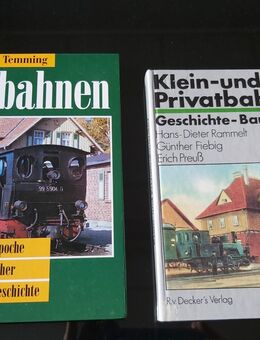 Eisenbahn-Sammler-Bücher, 2 Bücher über Klein- + Nebenbahnen - Simbach (Inn) Zentrum