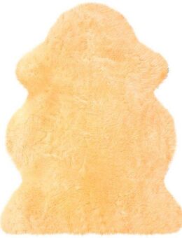 Heitmann Felle Fellteppich Lammfell farbig - Premium Qualität, fellförmig, Höhe: 70 mm, echtes Austral. Lammfell, besonders dicht & weich, Wohnzimmer