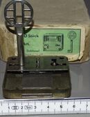 Möbelschloss Aufschraubschloss antik mit Schlüssel in 73565