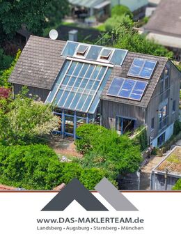 Design trifft Natur - Exklusives Architektenhaus mit Glas, Holz & Wohlfühlambiente - Moorenweis