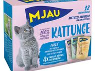 Mjau Kitten Pouch 12 x 85 g - Mixpaket Menü (3 Sorten)