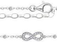 THOMAS SABO Fußkette Infinity/Undenlichkeitsschleife, AK0029-051-14-L27V