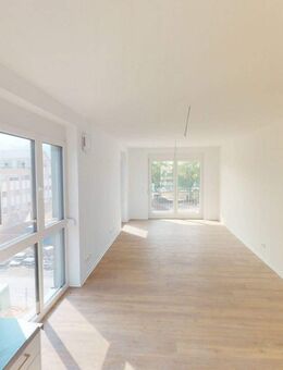 Lichtdurchflutete 3-Zimmer-Wohnung mit großem BALKON und moderner Einbauküche im Neubauquartier 'FIELD 4' - Mannheim