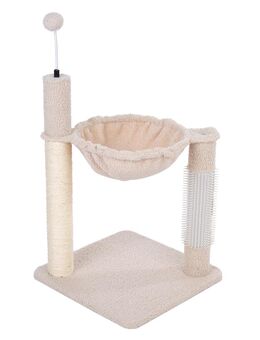 TIAKI Shearly Kratzbaum mit Hängematte - beige