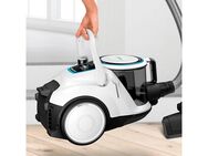 BOSCH Bodenstaubsauger Serie 6 ProSilence BGC41LSIL, Hygiene-Filter, 10 Jahre Motorgarantie, 600 W, beutellos, hohe Saugkraft, 2in1 Polster- und Fugendüse, leise, weiß