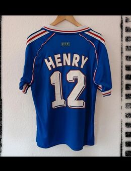 Frankreich Fußballtrikot Henry Retro 1998 Größe XL - Wiehl