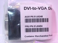 DVI-to-VGA Dongle - Adapter Stecker - PN 51J0248 / 51J0454 - NEU + OVP - Biebesheim (Rhein)