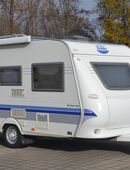 Hobby de luxe easy 400 SF mit Mover, Markise, Fahrradträger, 100 km/h. in 90471