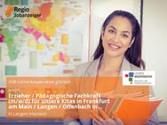 Erzieher / Pädagogische Fachkraft (m/w/d) für unsere Kitas in Frankfurt am Main / Langen / Offenbach in Teil- oder Vollzeit - Langen (Hessen)