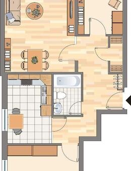 3-Zimmer-Wohnung in Dortmund Hörde (WBS für 75m² erforderlich!) - Dortmund