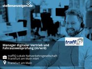Manager digitaler Vertrieb und Fahrausweisprüfung (m/w/d) - Frankfurt (Main)