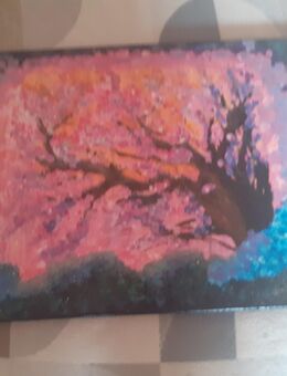 4 selbstgemalte Acrylbilder ( auf Leinwand, verschiedene Muster ) - Lage (Nordrhein-Westfalen)