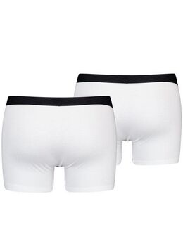 Levi's® Boxershorts LEVIS MEN SLD BASC BOXER BRIEF ORG CO 2P (Packung, 2er Pack) mit breitem Logobund