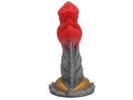 Dragon's Heart Dildo – Der Feueratem, 20 cm, Drachenschuppen-Struktur für intensives Vergnügen - Essen