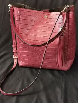 LRL Lauren Ralph Lauren Tasche Adley Leder Schultertasche Rindsleder - Recklinghausen