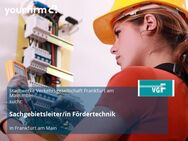 Sachgebietsleiter/in Fördertechnik - Frankfurt (Main)