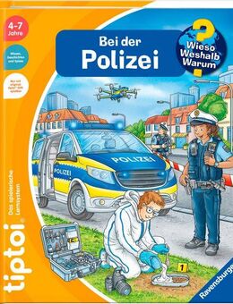Ravensburger Buch tiptoi® Wieso? Weshalb? Warum? - Bei der Polizei, Made in Europe