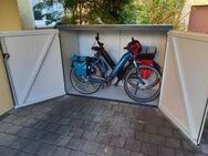 Gartenbox- Fahrradgarage FD mit Pultdach aus Stahl- Verzinkt RAL-7016 Anthrazit - Kaiserslautern