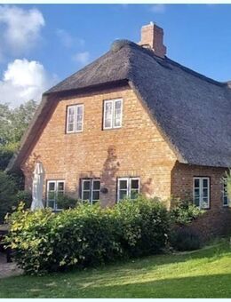 TOPZUSTAND Bj 2003: Exklusive Haushälfte unter Reet in reizvoller Lage mit direktem Blick zum Deich! - Husum (Schleswig-Holstein)