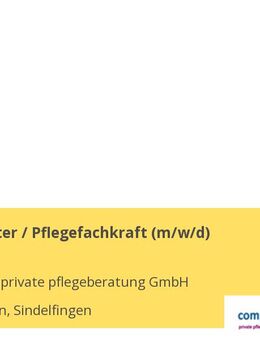 Pflegeberater / Pflegefachkraft (m/w/d) - Böblingen