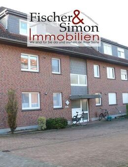 Nienburg-vermietete 3-Zi. Whg. im 1.OG mit Loggia u. Garage (Otto Meyer Qualität) nahe der Alpheide - Nienburg (Weser)