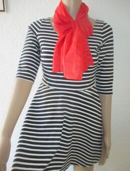 NEU * Sexy * Salsa- Rockabilly * Style * Streifen * Bodycon * Skater * Strech * Mini * Kleid "HOLLISTER" Gr. 34- 36/ XS- S * schwarz * weiß * - Riedlingen