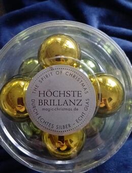 28 Weihnachtsbaum Christbaum Kugeln Handarbeit Glas grün - Berlin