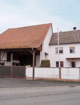 Einfamilienhaus mit Scheune - Ländlicher Wohntraum mit viel Platz! - Oberthulba