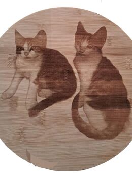 Bambus - Vesperbrett inkl. Gravur - Osterode (Harz)